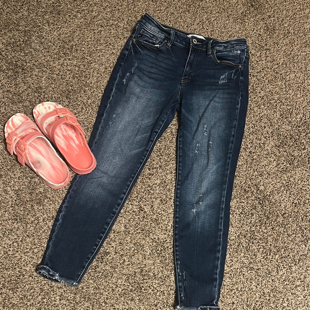 KanCan Blue Skinny Jeans with Stretchy Fit